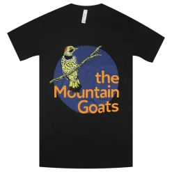 The Mountain Goats New Merch Yellowhammer Black T-Shirt