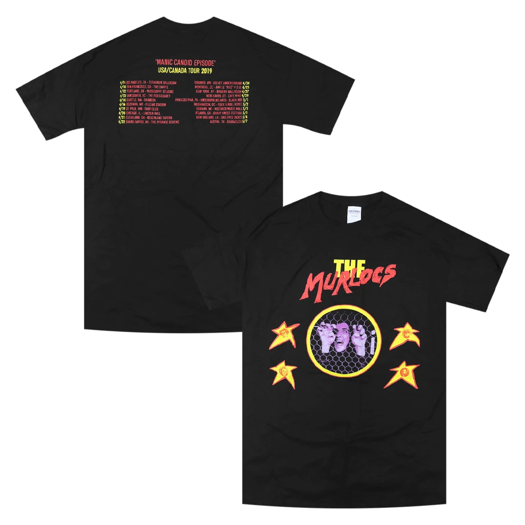 The Murlocs Manic Candid Episode USA/Canada 2019 Tour T-Shirt
