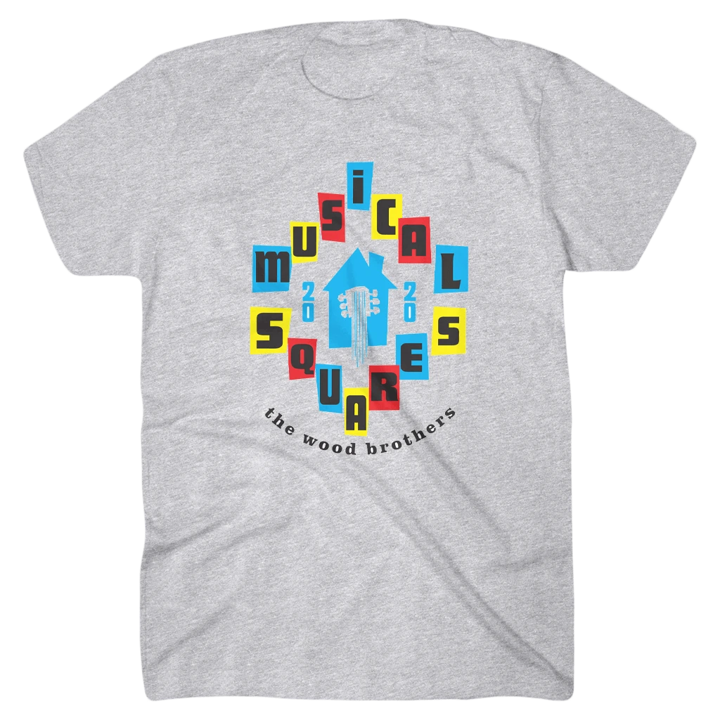 The Wood Brothers Musical Squares T-Shirt