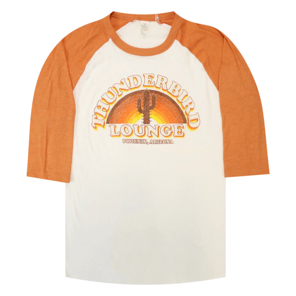 Thunderbird Lounge New Merch Cactus Baseball T-Shirt