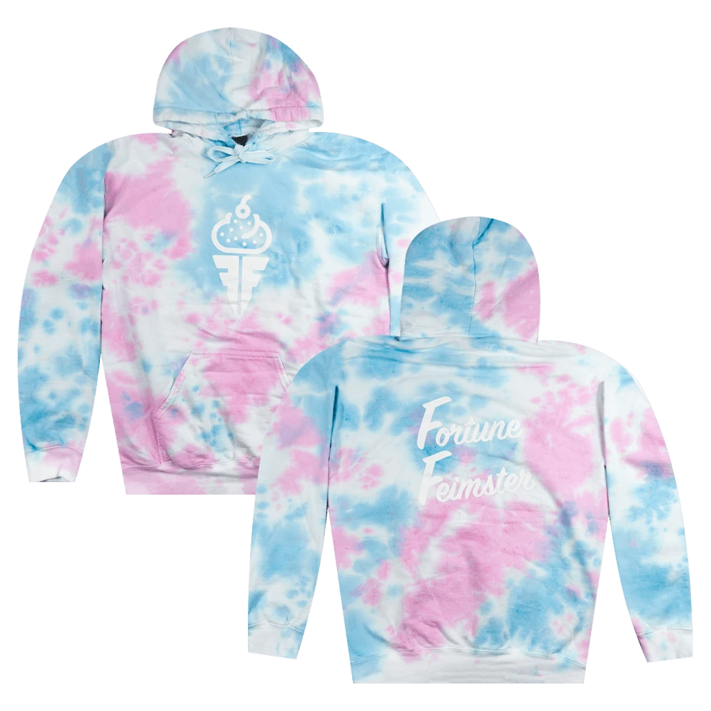 Fortune Feimster New Merch Ice Cream Cone - Tie Dye Hoodie