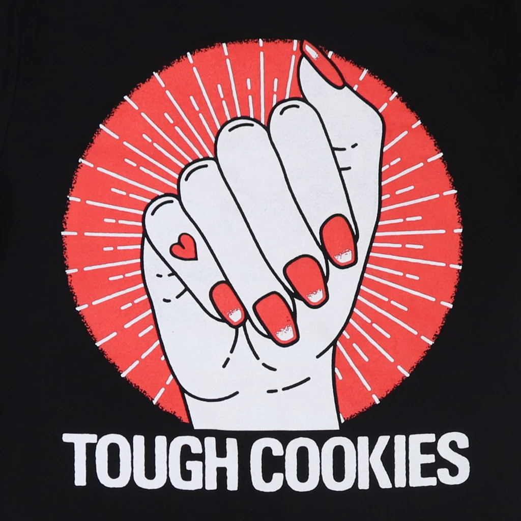 Low Cut Connie New Merch Tough Cookies Black Pocket T-Shirt