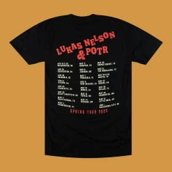 Lukas Nelson & Promise Of The Real Bronco 2022 Spring Tour T-Shirt