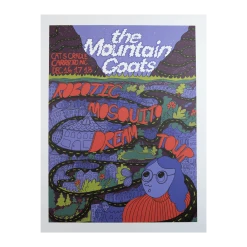 The Mountain Goats New Merch Robotic Mosquito Dream Tour Poster