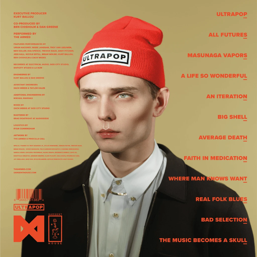 The Armed ULTRAPOP - 12" Galaxy Orange/Red LP New Merch