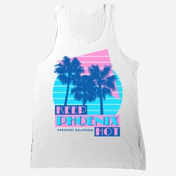 Crescent Ballroom Keep Phoenix Hot Vice Style White Tank Top New Merch