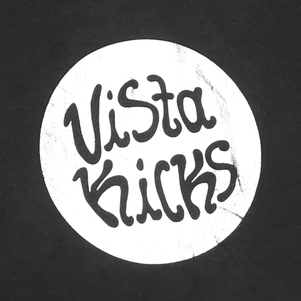 Vista Kicks New Merch Circle Logo Black T-Shirt