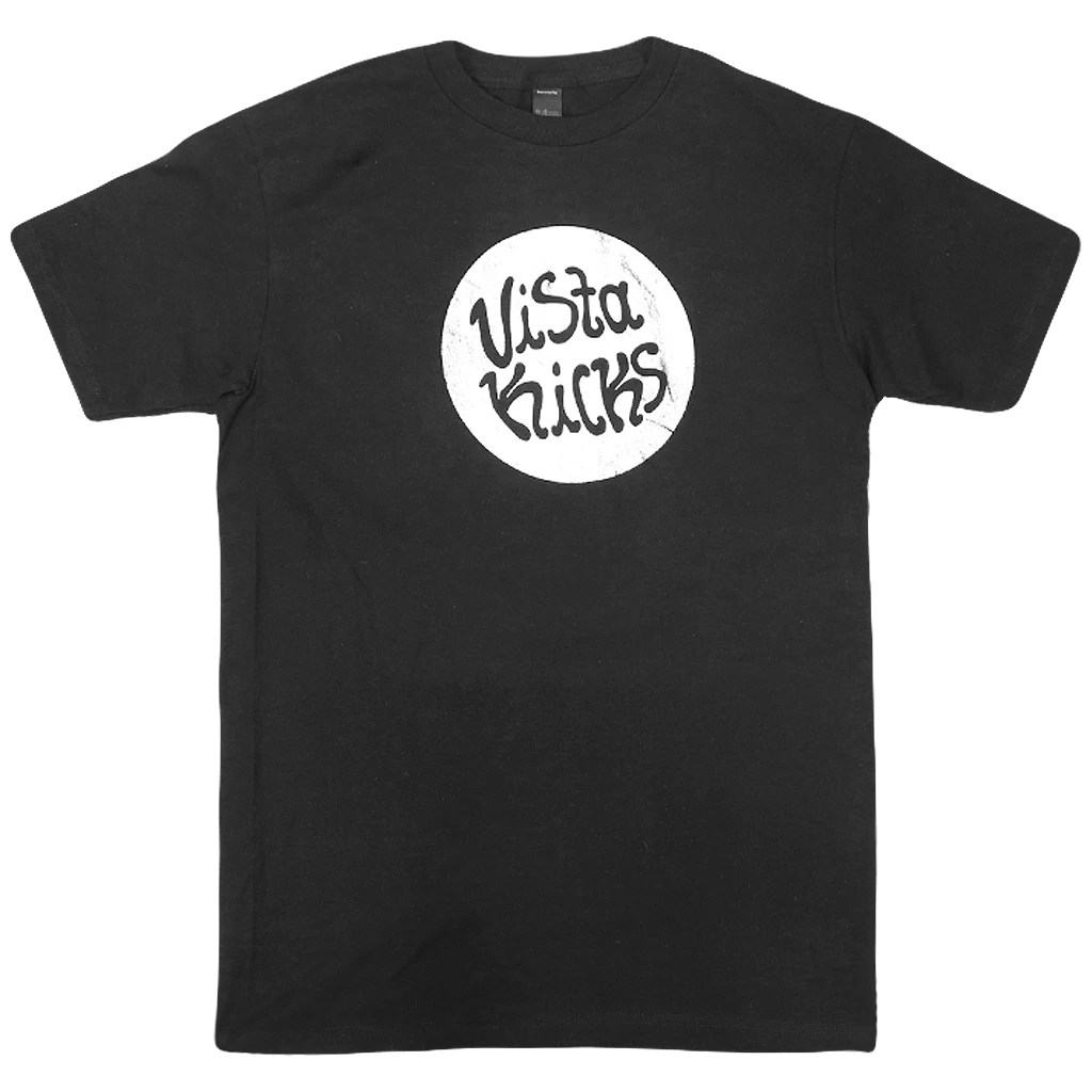 Vista Kicks New Merch Circle Logo Black T-Shirt