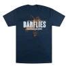 Valley Bar New Merch Bar Flies Navy Poly-Cotton T-Shirt
