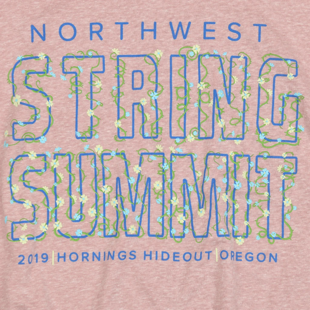 Northwest String Summit Vine Women's Pink Tri-Blend Tank Top New Merch