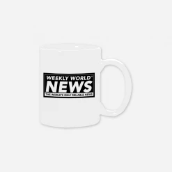 Weekly World News New Merch WWN Logo White Mug