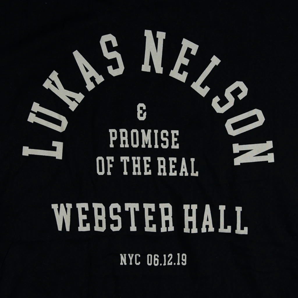 Lukas Nelson & Promise Of The Real Webster Hall 2019 T-Shirt New Merch