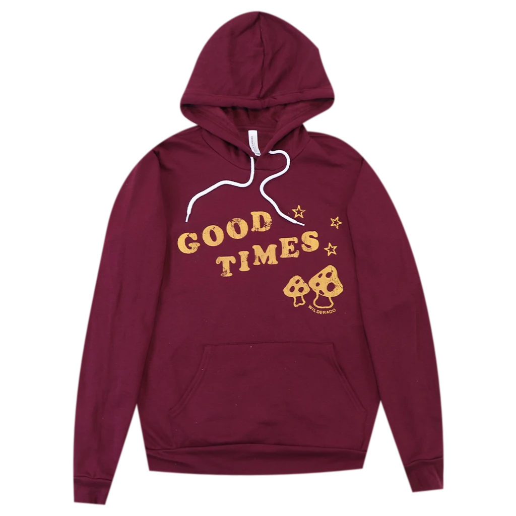 Wilderado Good Times Maroon Hoodie New Merch