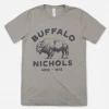 Buffalo Nichols New Merch Made In Wisconsin Heather Stone T-Shirt