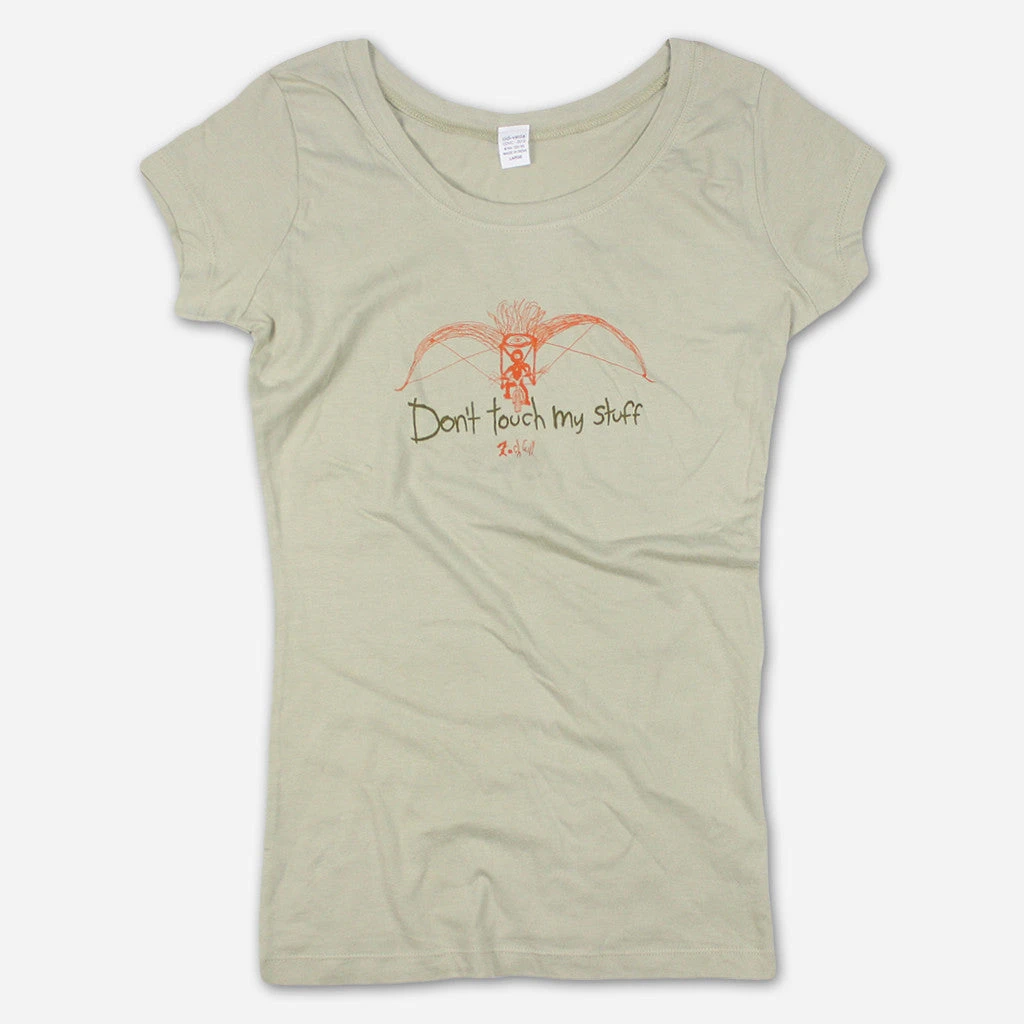 Zach Gill Don't Touch Women's Olive T-Shirt