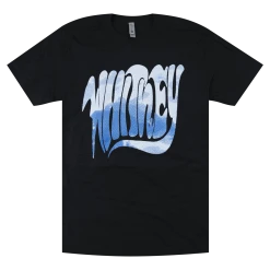 Whitney New Merch Clouds Black T-Shirt