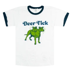 Deer Tick Two Headed Dog Ringer T-Shirt