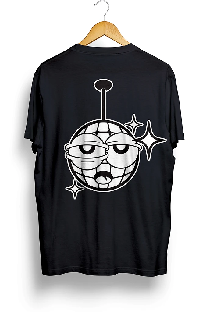 Disco Lines Disco Face T-Shirt