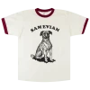 Sam Evian New Merch Dog Vintage White & Rio Red Ringer T-Shirt