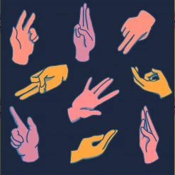 Autostraddle Hands Mask