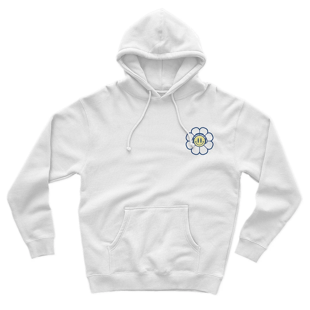 Disco Lines Flower Face Hoodie New Merch