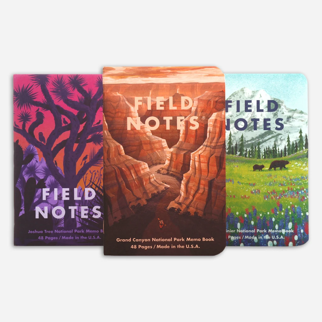 Field Notes National Parks 3-Pack New Merch