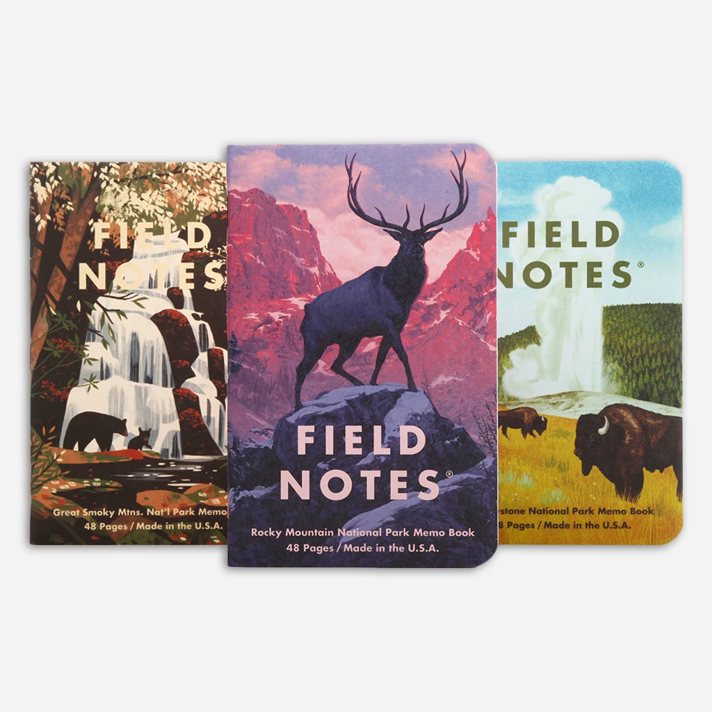 Field Notes National Parks 3-Pack New Merch
