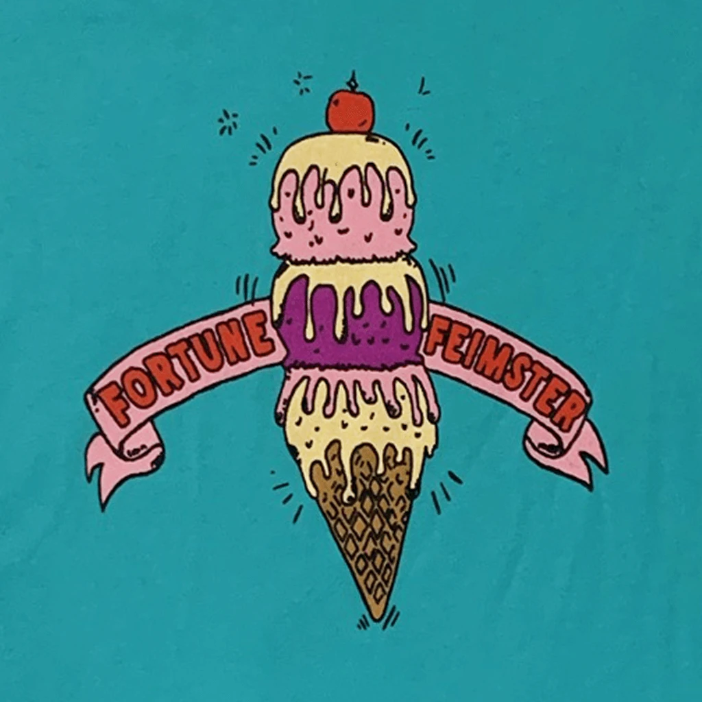 Fortune Feimster Ice Cream Cone - Teal T-Shirt New Merch
