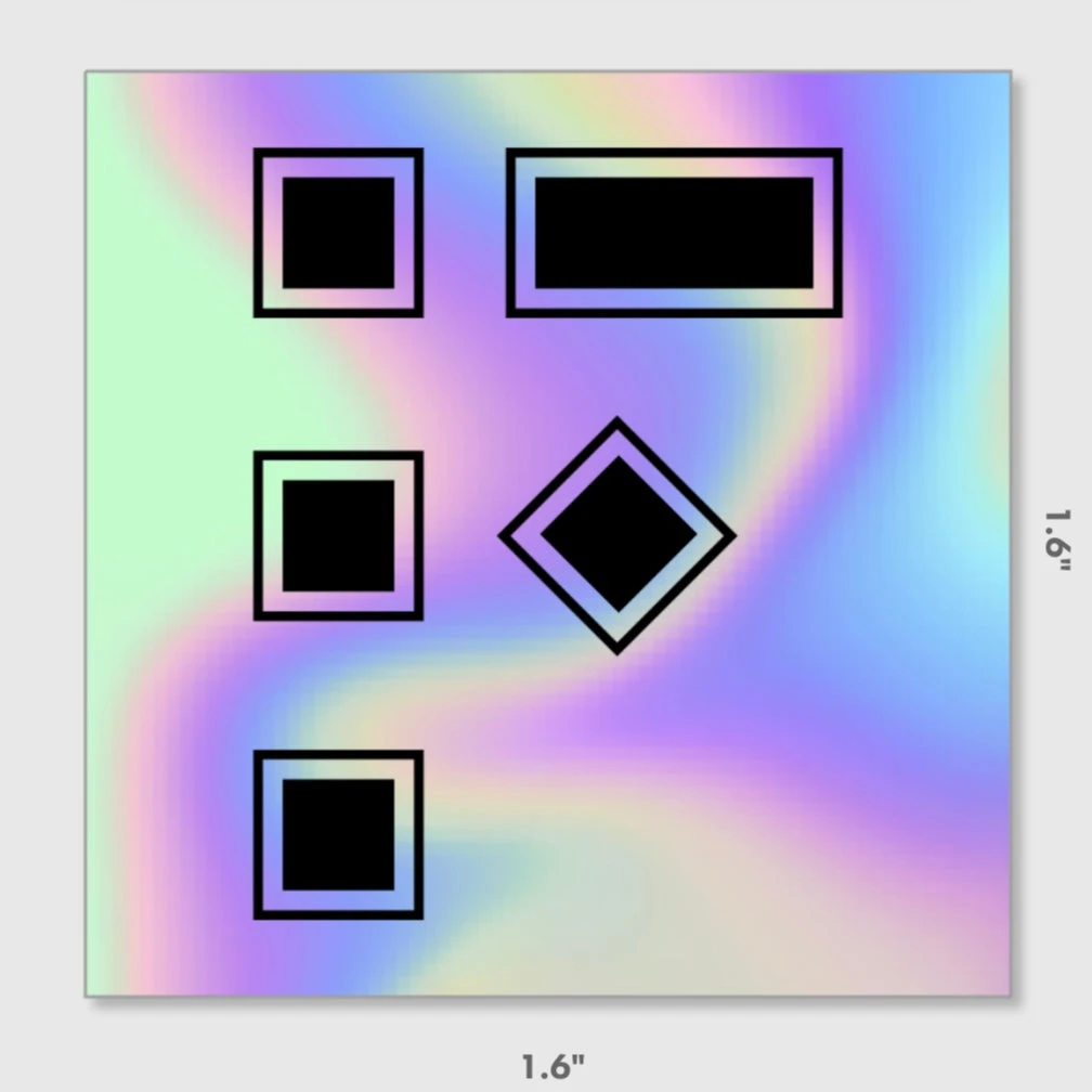 Foxera Limited Edition Holographic Sticker Pack New Merch