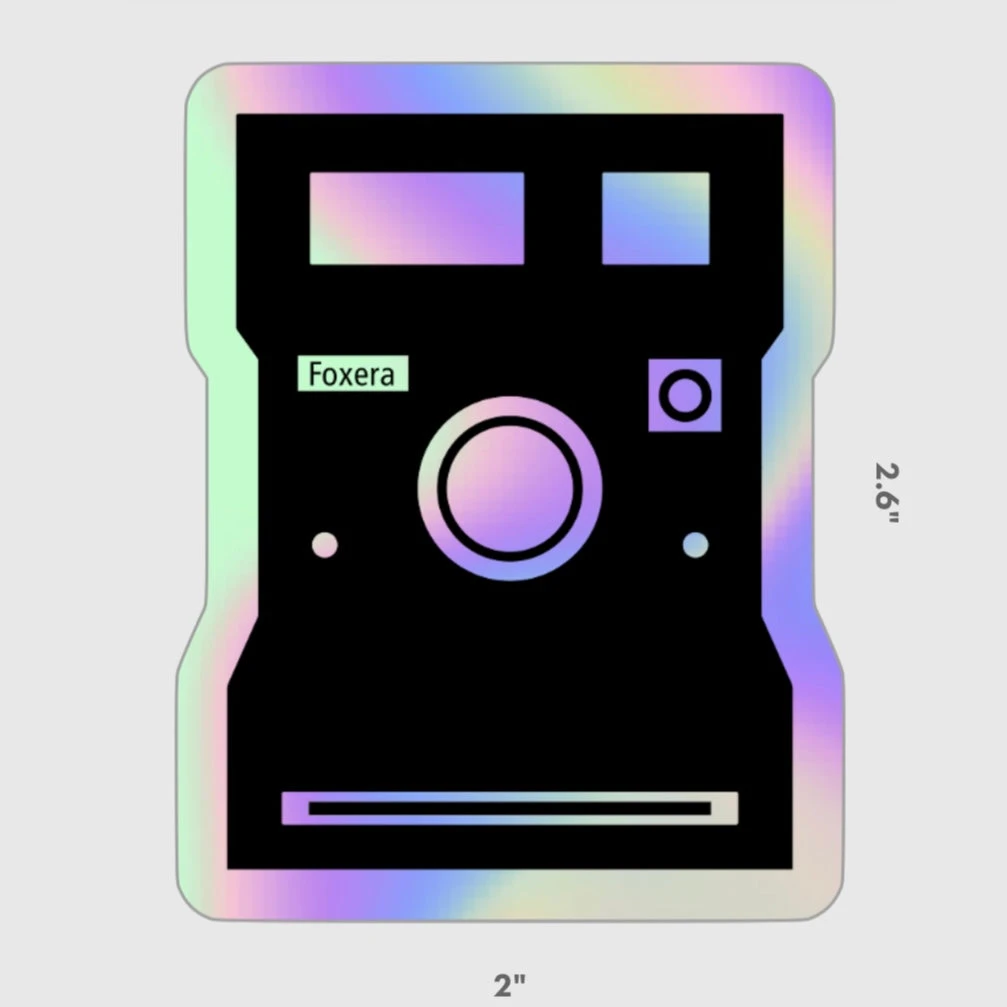 Foxera Limited Edition Holographic Sticker Pack New Merch