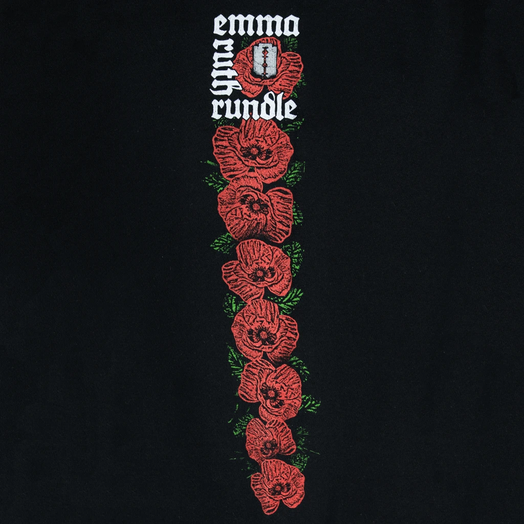 Emma Ruth Rundle Poppies Black Sweatpants New Merch