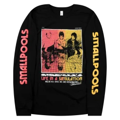Smallpools New Merch Grid Black Long Sleeve