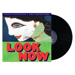 Elvis Costello Signed Look Now - 12" Vinyl New Merch