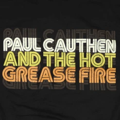Paul Cauthen Grease Fire Black T-Shirt