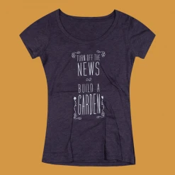 Lukas Nelson & Promise Of The Real New Merch Turn Off The News Women's Vintage Purple T-Shirt