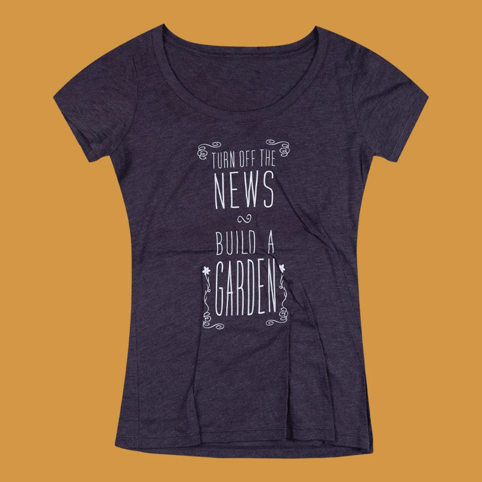Lukas Nelson & Promise Of The Real New Merch Turn Off The News Women's Vintage Purple T-Shirt