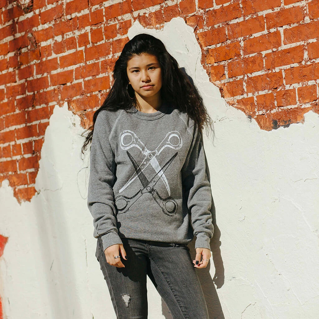 Autostraddle New Merch Basic Scissoring Sweatshirt