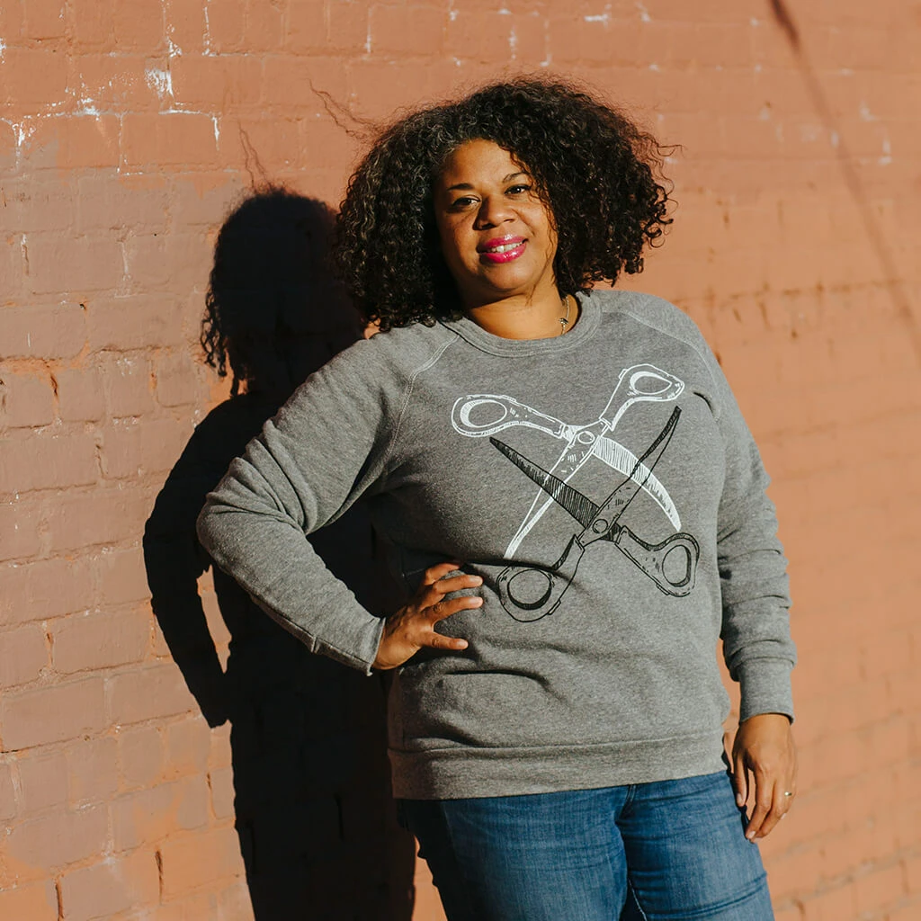 Autostraddle New Merch Basic Scissoring Sweatshirt