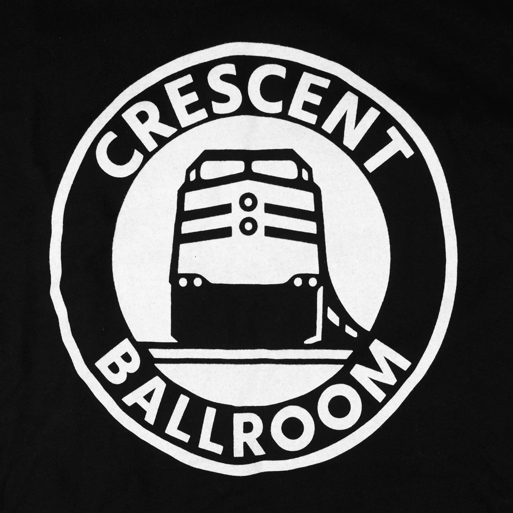 Crescent Ballroom New Merch Train Black T-Shirt