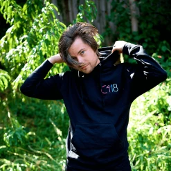 C418 Logo Black Hoodie New Merch