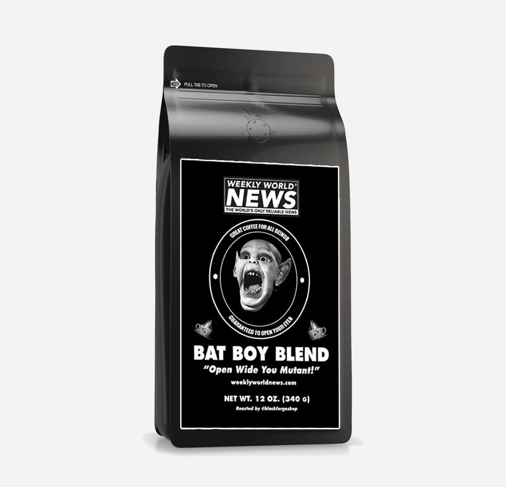 Weekly World News Bat Boy Coffee New Merch