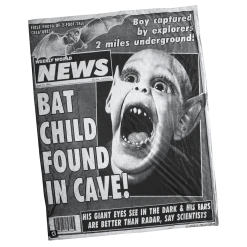 Weekly World News New Merch Bat Boy Throw Blanket