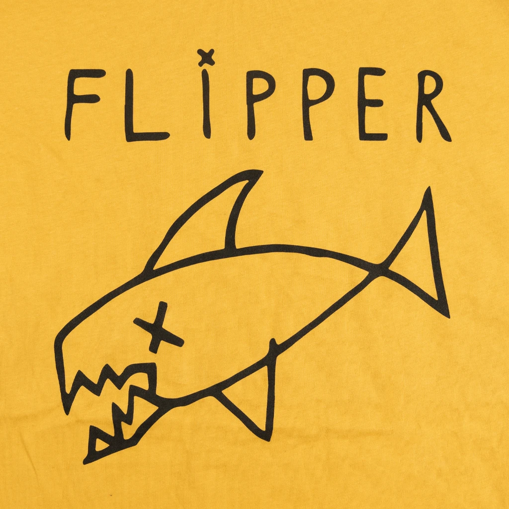 Flipper Classic Long Fish Mustard Yellow T-Shirt