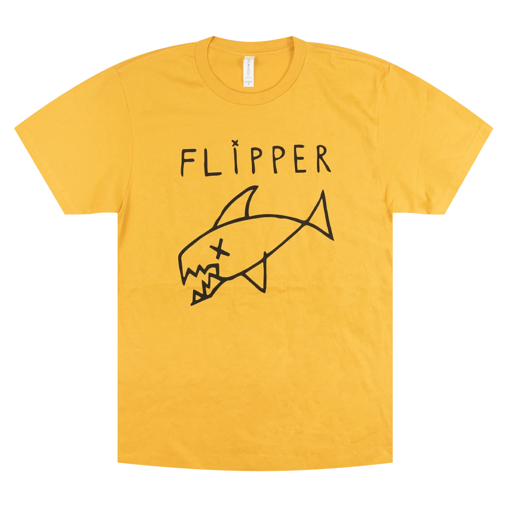 Flipper Classic Long Fish Mustard Yellow T-Shirt